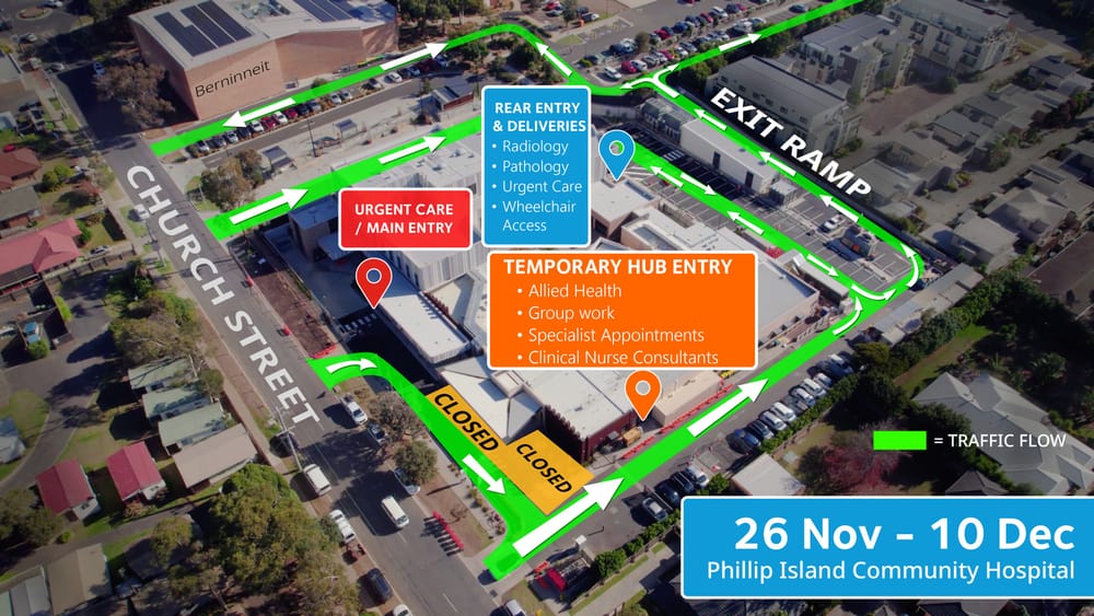 Changes to access at Phillip Island Community Hospital post image