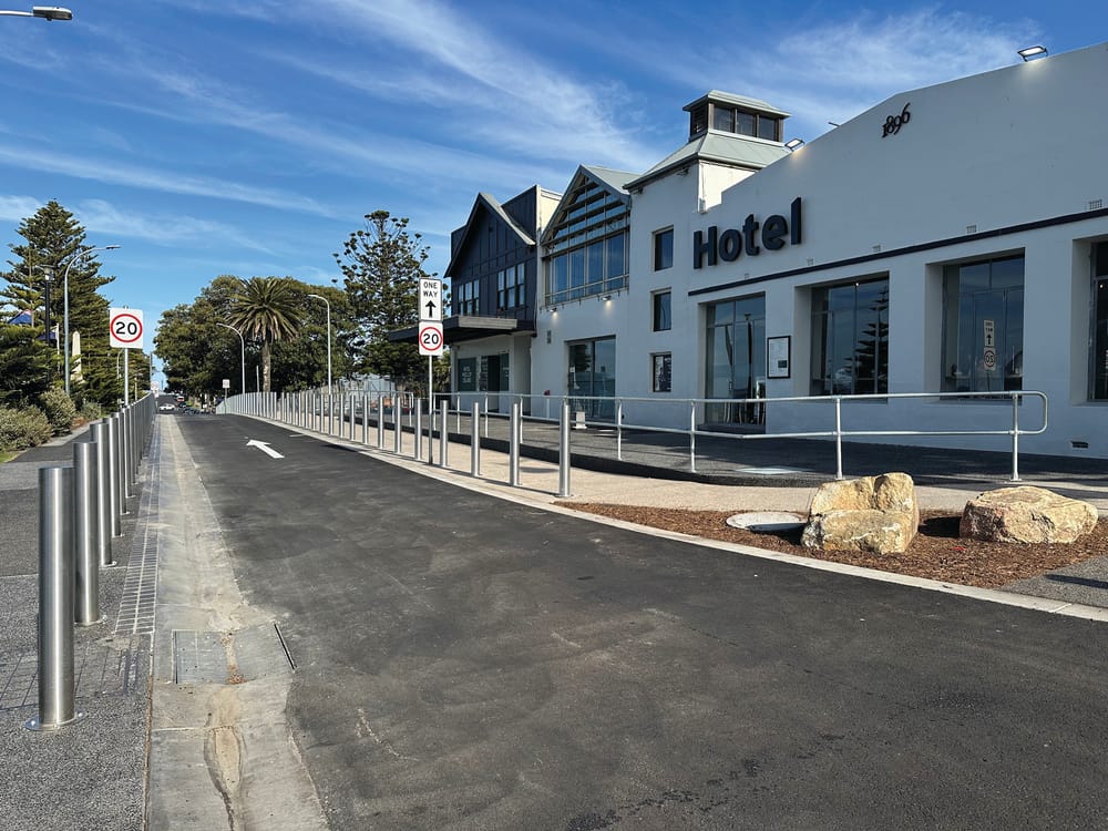 Esplanade open to traffic post image