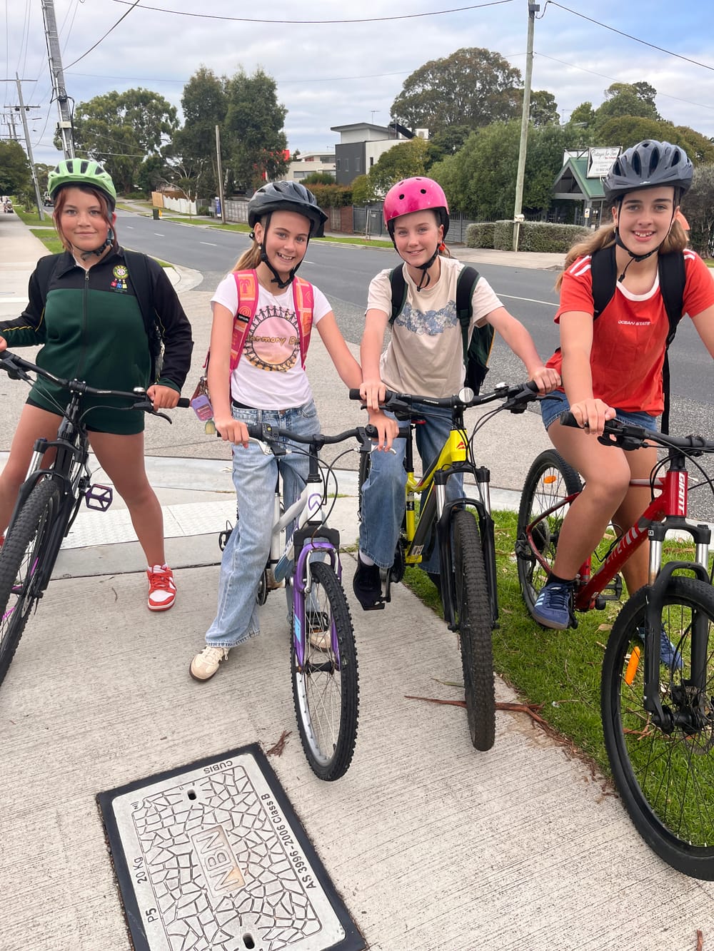 Riding to school in style post image