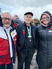 Rain does not dampen the dedication post image