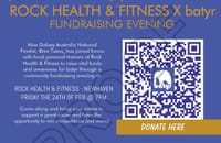 Rock Health & Fitness X batyr fundraiser post image