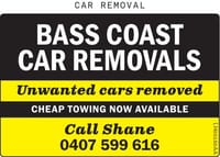Bass Coast Car Removal post image