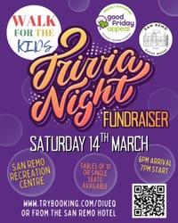 Trivia Night Fundraiser Walk for the Kids post image