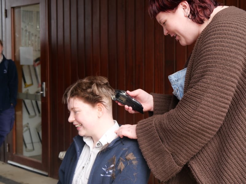 Georgia's Brave Shave for cancer post image