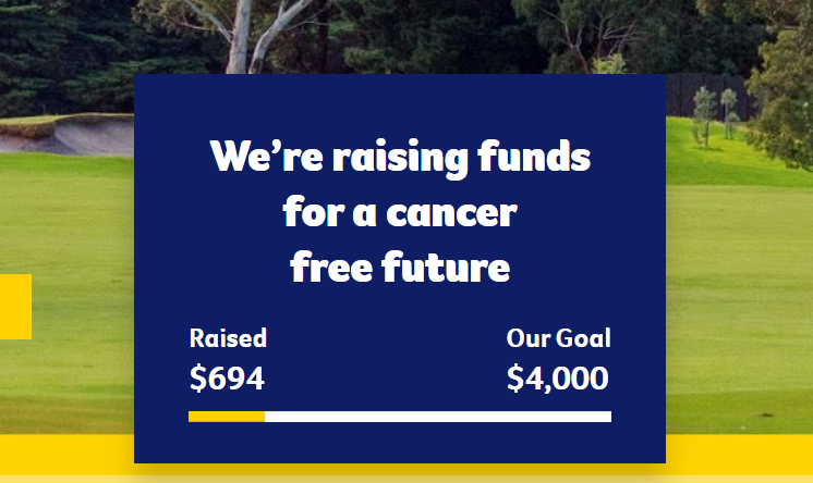 Golfers take up the challenge for cancer post image