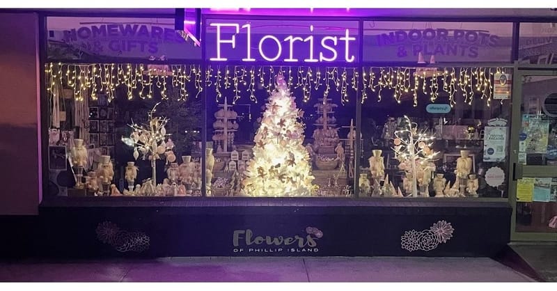 Don't forget to vote: shops shine bright post image