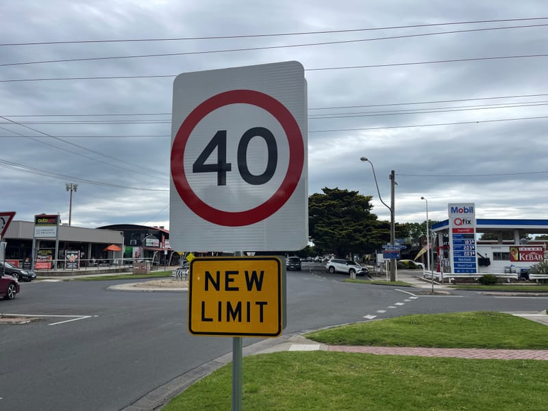 New speed limits in Thompson Avenue post image